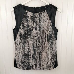 Trouve’ Women’s Mixed Material Sleeveless Top M